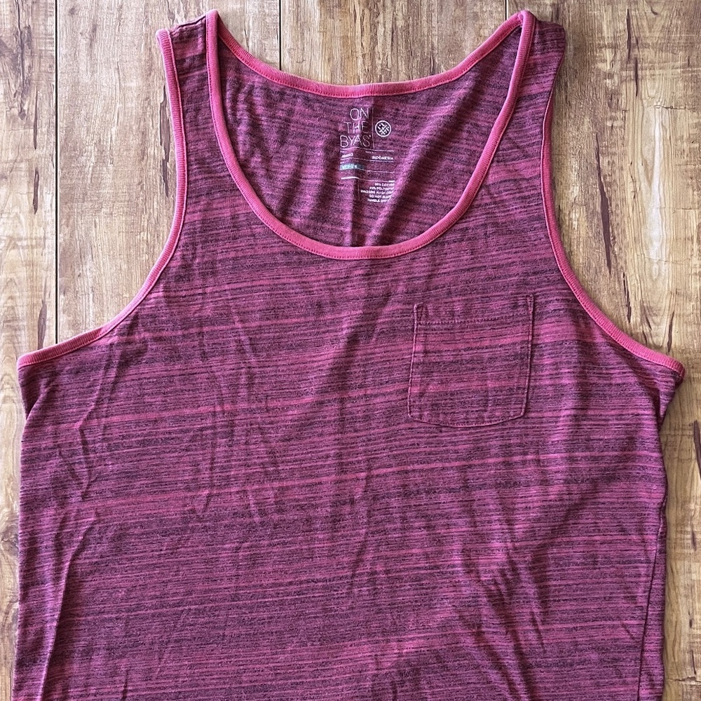 On The Byas Red Tank Top